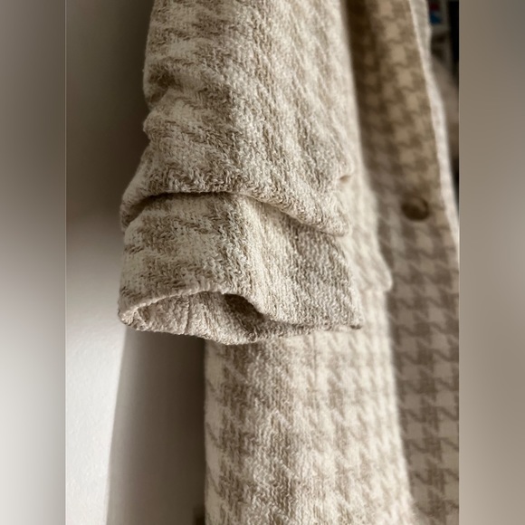 NWOT ASOS Houndstooth Check Dad Blazer - Picture 6 of 8